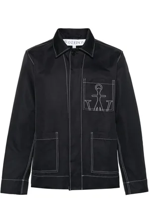 J.W.Anderson JW Anchor-embroidered shirt jacket