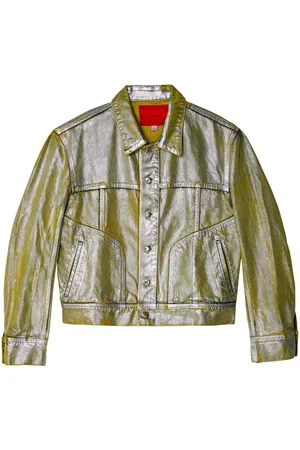 ECKHAUS LATTA EL coated denim jacket