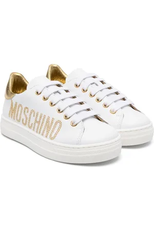 Moschino Studded-logo sneakers