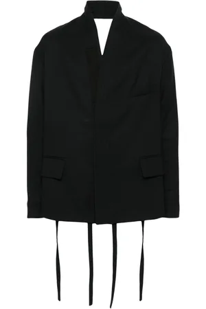 Mordecai Stripe-embellished robe coat