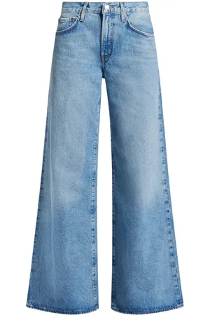 AGOLDE Mid-rise wide-leg jeans