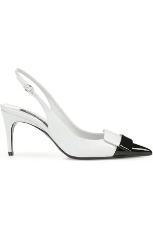 Sergio Rossi SR1 75mm slingback leather pumps
