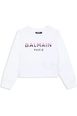 Balmain Logo-print cotton sweatshirt