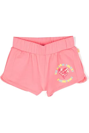 Billieblush Sequinned heart-motif shorts