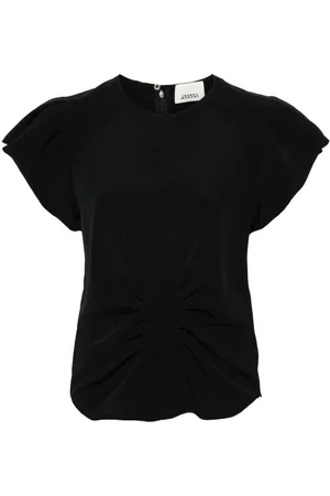 Isabel Marant Tullya crepe top