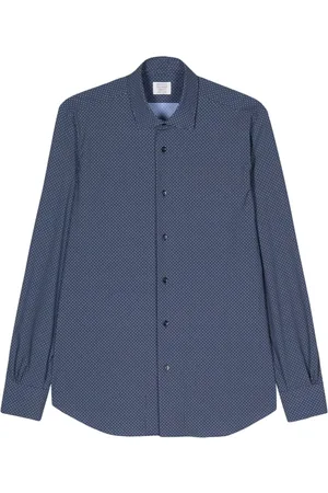 MAZZARELLI Geometric-print shirt