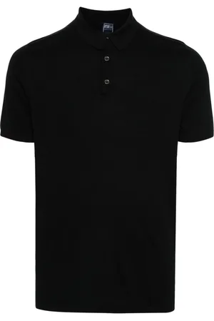 FEDELI Short-sleeves cotton polo shirt
