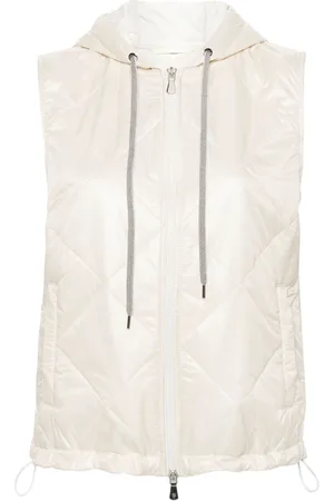 ELEVENTY Padded hooded gilet