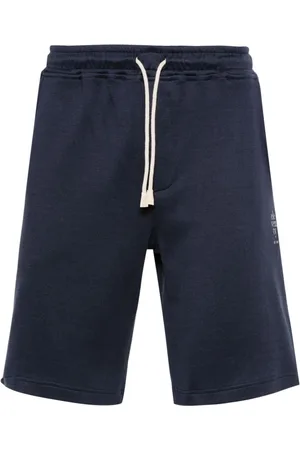 ELEVENTY Logo-print track shorts