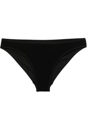 Casablanca Logo-embossed textured bikini brief