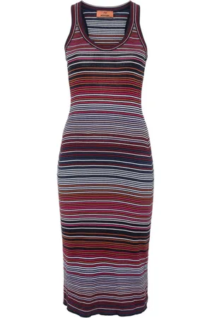 Missoni Stripe-pattern knitted dress