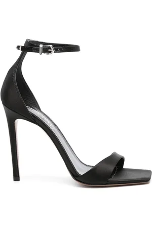 PARIS TEXAS 100mm silk sandals