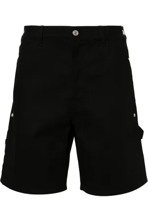 Courrèges Sailor strap-detailed denim shorts
