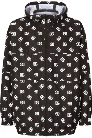 Dolce & Gabbana Monogram-print hooded jacket