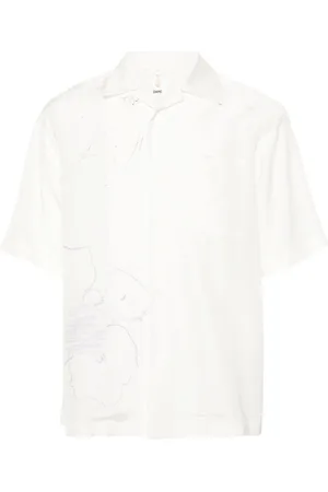 OAMC Sketch-print short-sleeve shirt