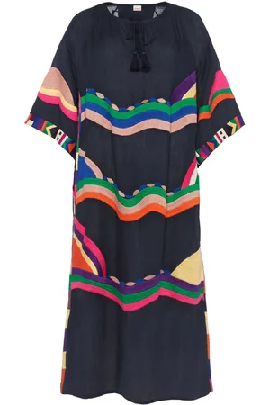 ERES Horizon embroidered linen dress