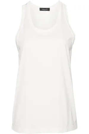 Fabiana Filippi Panelled cotton tank top