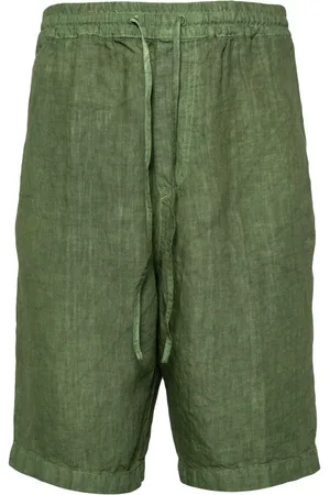 120% Lino Drawstring knee-length shorts