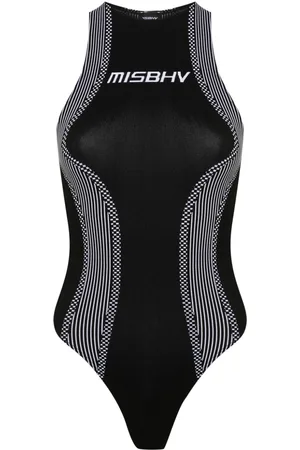 MISBHV Logo-jacquard performance bodysuit