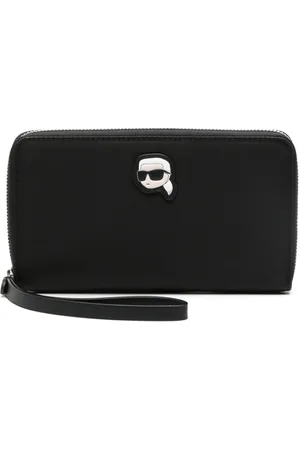 Karl Lagerfeld K/Ikonik 2.0 logo-lettering wallet