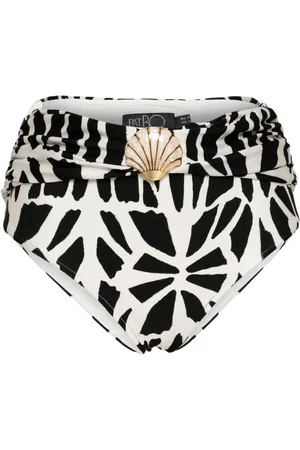 PATBO Seashell high-waist bikini bottom