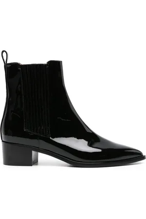Scarosso Olivia 40mm patente-leather Chelsea boots