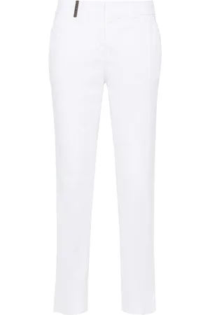 PESERICO SIGN Tapered tailored trousers