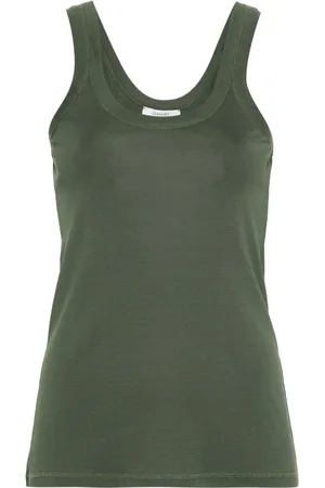 LEMAIRE Ribbed cotton top