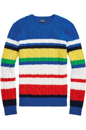 Ralph Lauren Striped cable-knit jumper