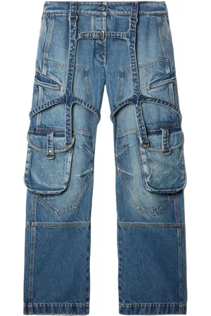 OFF-WHITE Harness-detail cargo jeans