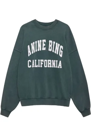 ANINE BING Miles logo-print sweatshirt