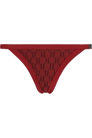 Karl Lagerfeld Monogram-print bikini bottoms