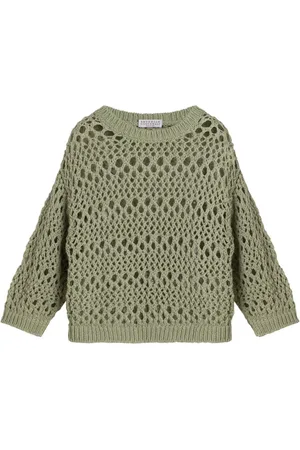 Brunello Cucinelli Loose-knit cotton-blend jumper