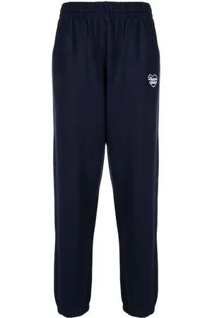 Chocoolate Logo-embroidered cotton track pants
