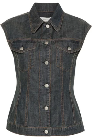 Fabiana Filippi Button-up denim gilet