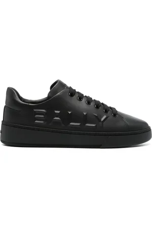 Bally Logo-embossed leather sneakers