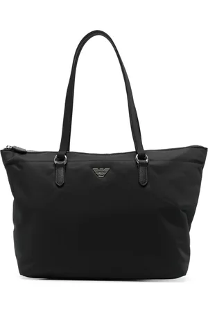 Emporio Armani Logo-plaque tote bag