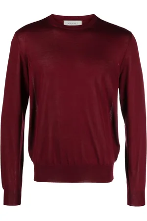 CANALI Crew-neck fine-knit jumper