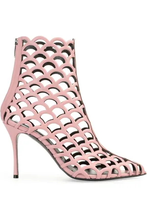 Sergio Rossi SR Mermaid 90mm perforated pumps