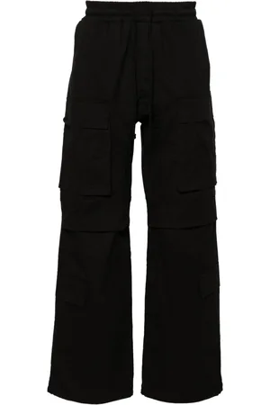 THOM KROM Mid-rise flared cargo trousers