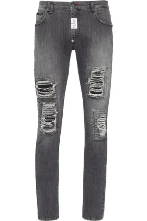 Philipp Plein Rock Star mid-rise slim-fit jeans