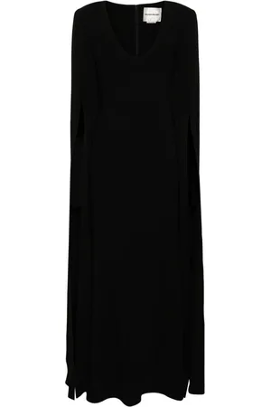 Roland Mouret Slit-sleeves maxi dress