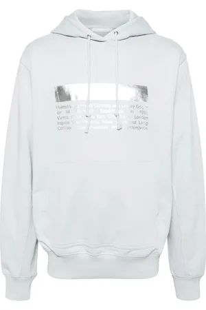 Helmut Lang Logo-print cotton hoodie