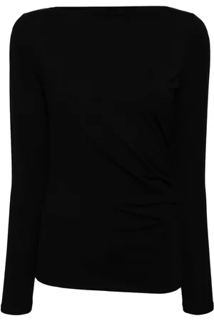 Vince Ruched long-sleeve top