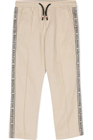 Tommy Hilfiger Logo-trim drawstring trousers