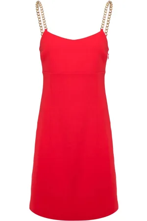 Michael Kors Embellished crepe slip dress