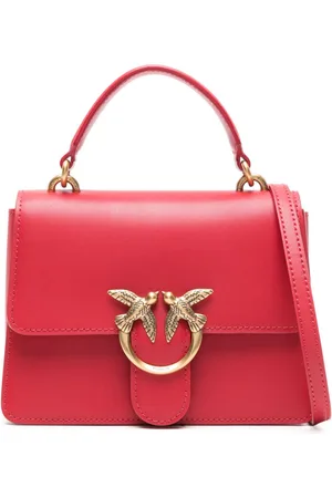 Pinko Mini Love leather tote bag