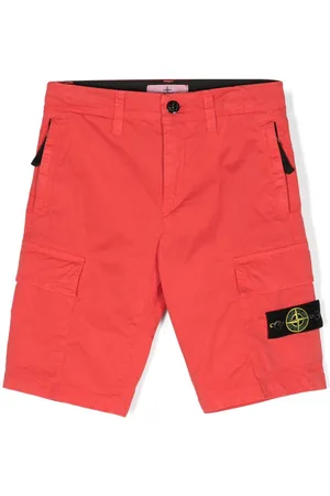 Stone Island Compass-badge cargo shorts