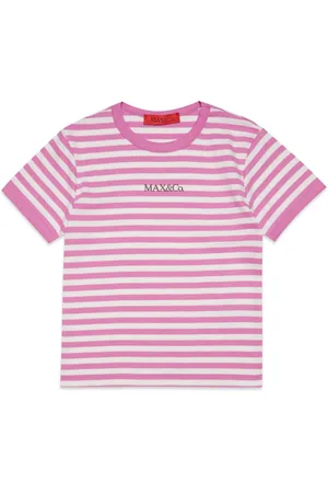 MAX&Co. Kids Striped cotton T-shirt