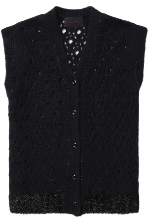 Simone Rocha Pointelle-knit cardigan